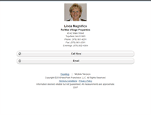 Tablet Screenshot of lindamagnifico.homesandland.com