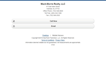 Tablet Screenshot of mackmorris.homesandland.com