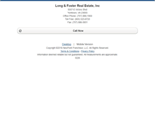 Tablet Screenshot of longandfoster-yorktown.homesandland.com