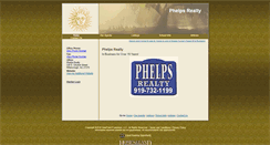 Desktop Screenshot of phelpsrealty.homesandland.com