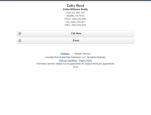 Tablet Screenshot of cathywood.homesandland.com